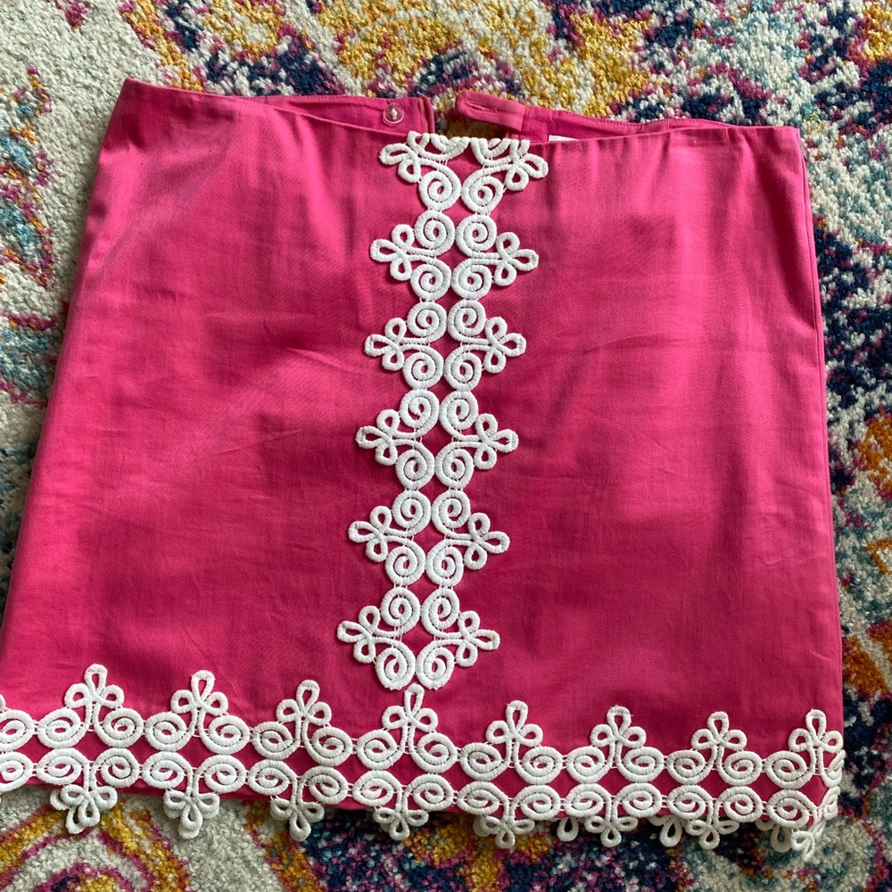 Lilly Pulitzer pink skirt size 0